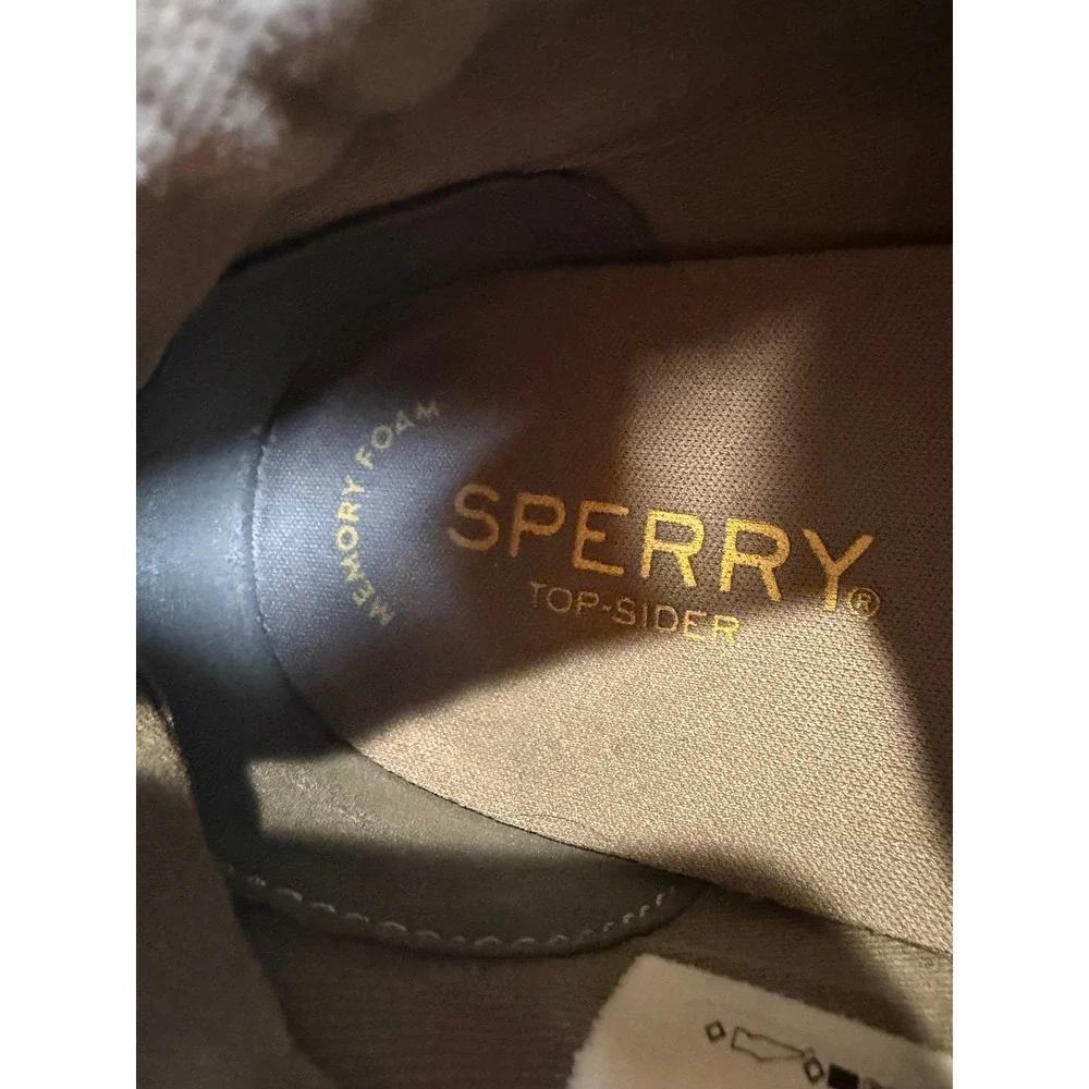 Sperry Topsider Zip Up Sneaker Womans Size 8 Grey‎